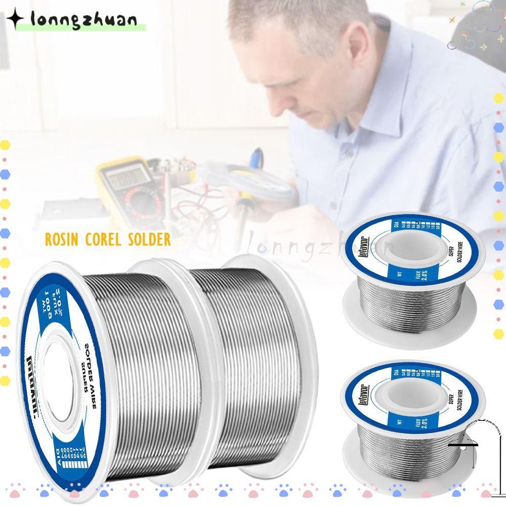 LONNGZHUAN Corel Solder, No-clean Low-melting ลวดเชื่อมอุณหภูมิต่ํา, Universal FLUX 2.0% 20g 50g 100