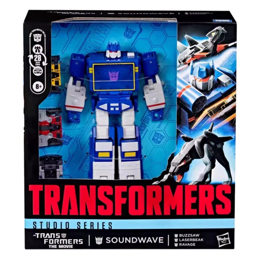 Hasbro Transformers Movie Version SS86 Sonic Laser Robot Dog Tape Set ใหม่เอี่ยมจัดส่งฟรี