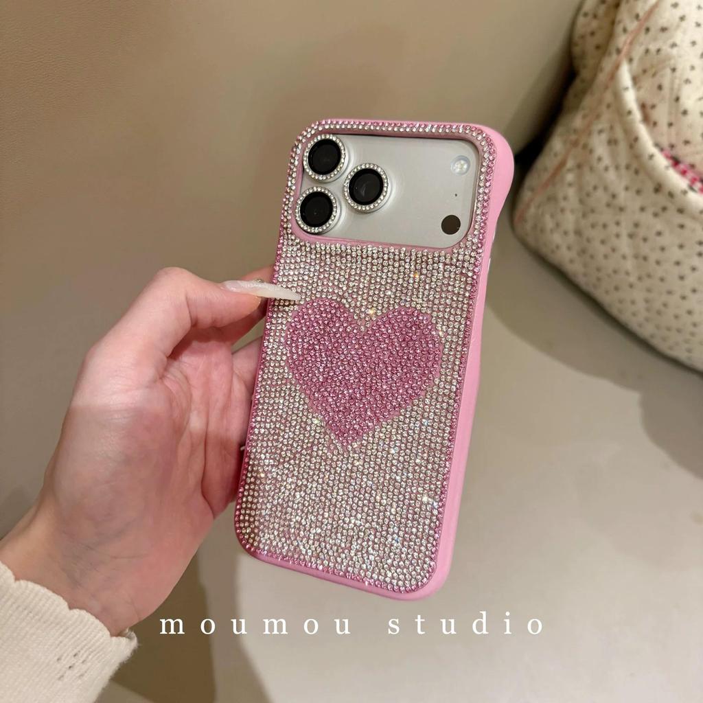 สําหรับ ไอโฟน 17 16 15 14 13 มือโปร สูงสุด ความรู้สึกขั้นสูง อิน สเตอริโอเพชรแฟลชรักเคสโทรศัพท์มือถือ ราคา ถูกที่สุด ดีลบีเคเค แกลเลอรีภาพที่ 3