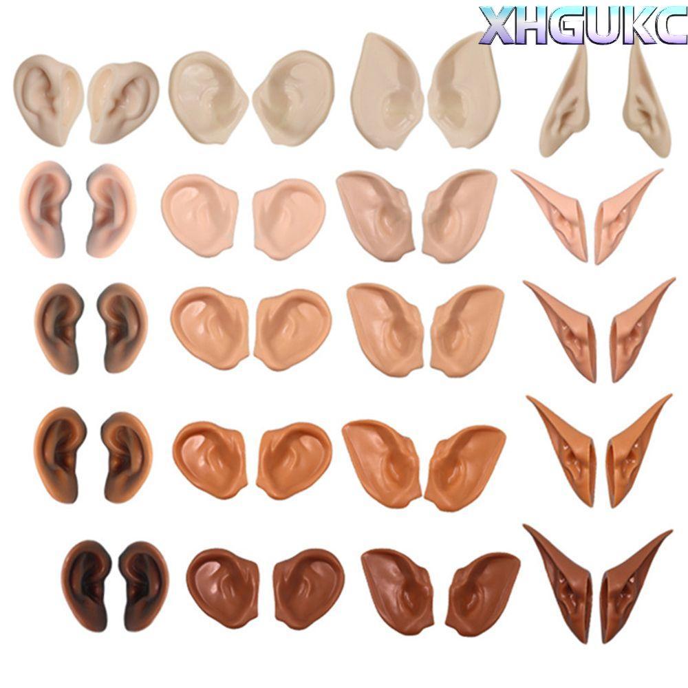 XHGUKC Ears Elf Super Black Skin ตุ๊กตาเทียมอุปกรณ์เสริม