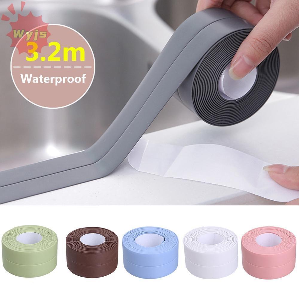 WYJS เทปกาว, Self กาวเคาน์เตอร์ห้องครัว Sealant Strip, Professional สีสันห้องน้ํา Tub Mildew-proof S