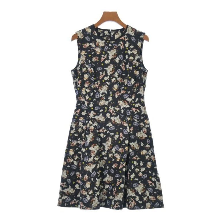 Erdem Dress pink Women Flower pattern black White Direct from Japan Secondhand