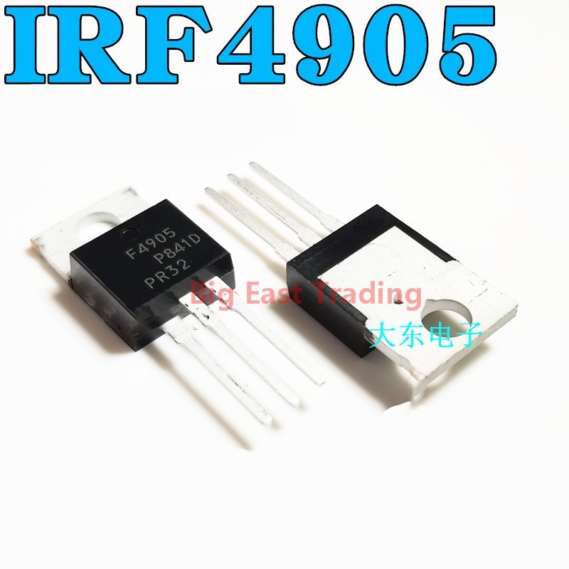 5 ชิ้น IRF4905PBF IRF4905 TO-220 TO220 IRF4905P MOSFET รับประกันคุณภาพ