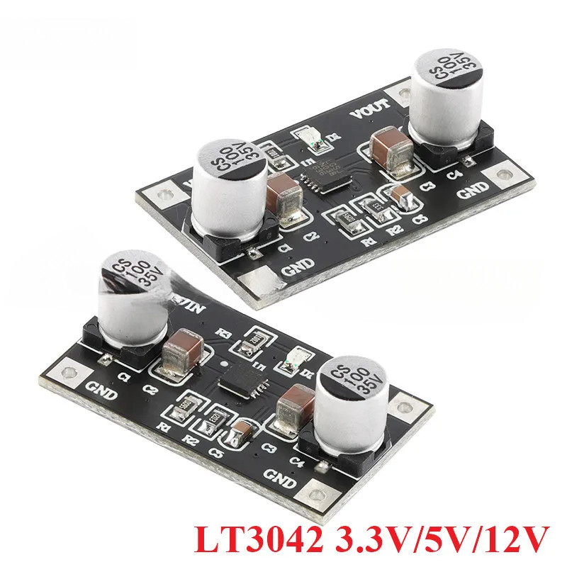 LT3042 Single Power Linear Regulator Step-down Buck โมดูล 3.3V 5V 12V เสียงต่ําและ Low Ripple RF Pow