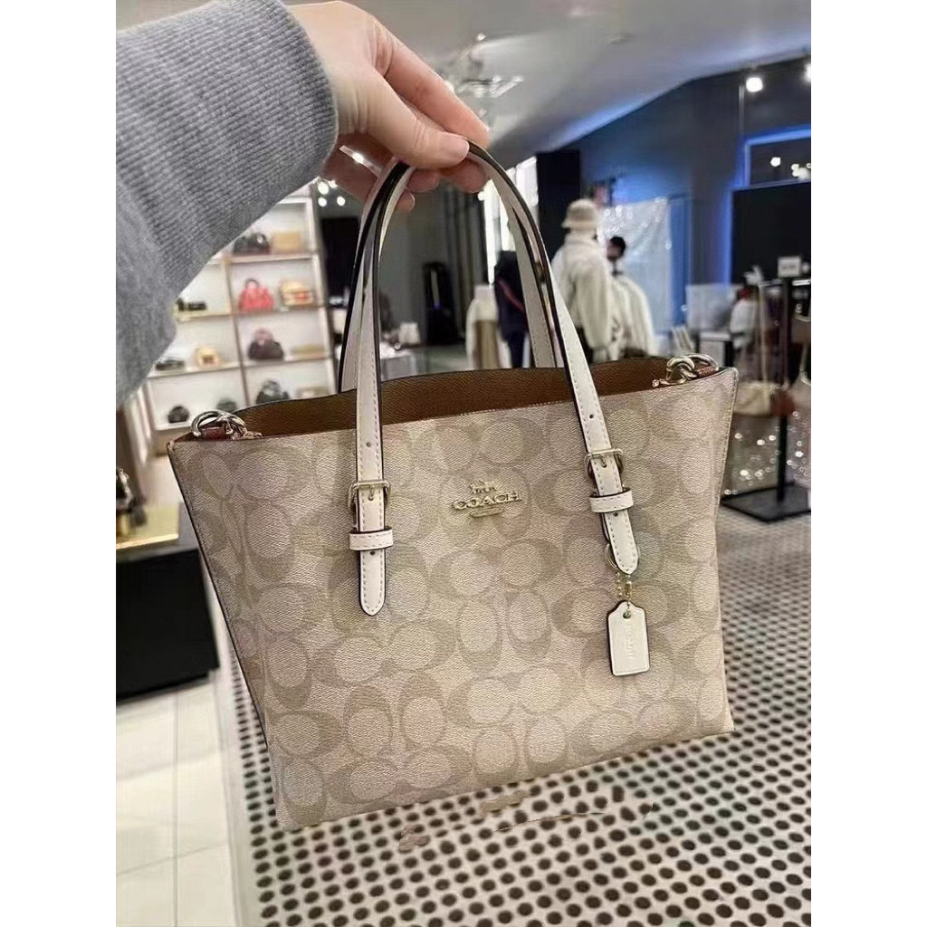 กระเป๋า tote สไตล์ใหม่จาก Mollie 25 สำหรับ 여성 มีสายสะพายและถือได้ แบบ C4250
