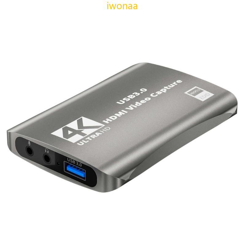 4K Capture Card for Streaming USB 3.0 Video Capture Card 1080P 60FPS Recorders