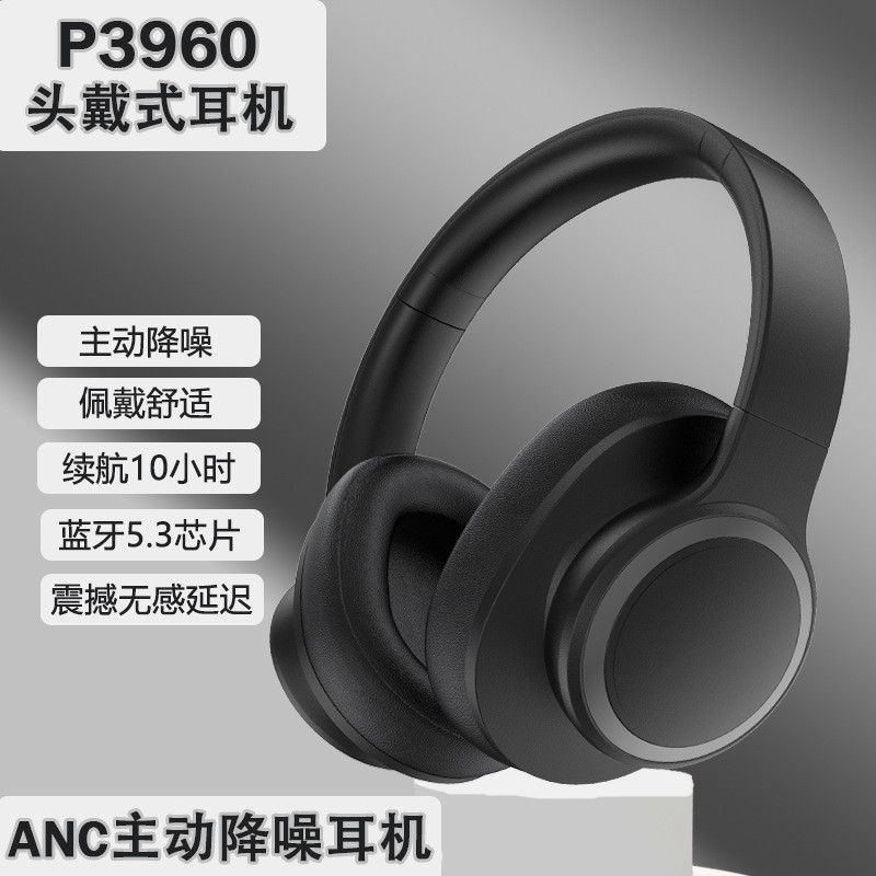 ANC Active Noise Cancelling ชุดหูฟังบลูทูธชุดหูฟังเพลงสเตอริโอเดี่ยว Feedback Noise Cancelling ชุดหู