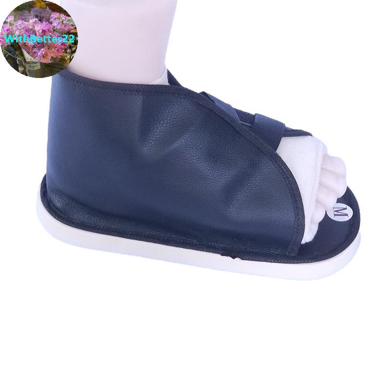 WithBetter Anti Slip Flat Cast Walking Boot Shoe Breathable Foot Protection Broken Recovery Foot Dro