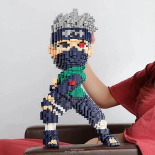 บล็อกตัวต่ออนุภาคขนาดกลาง 3000 ชิ้น One Piece Luffy Chopper การศึกษาประกอบของเล่นตุ๊กตาของขวัญรูป
