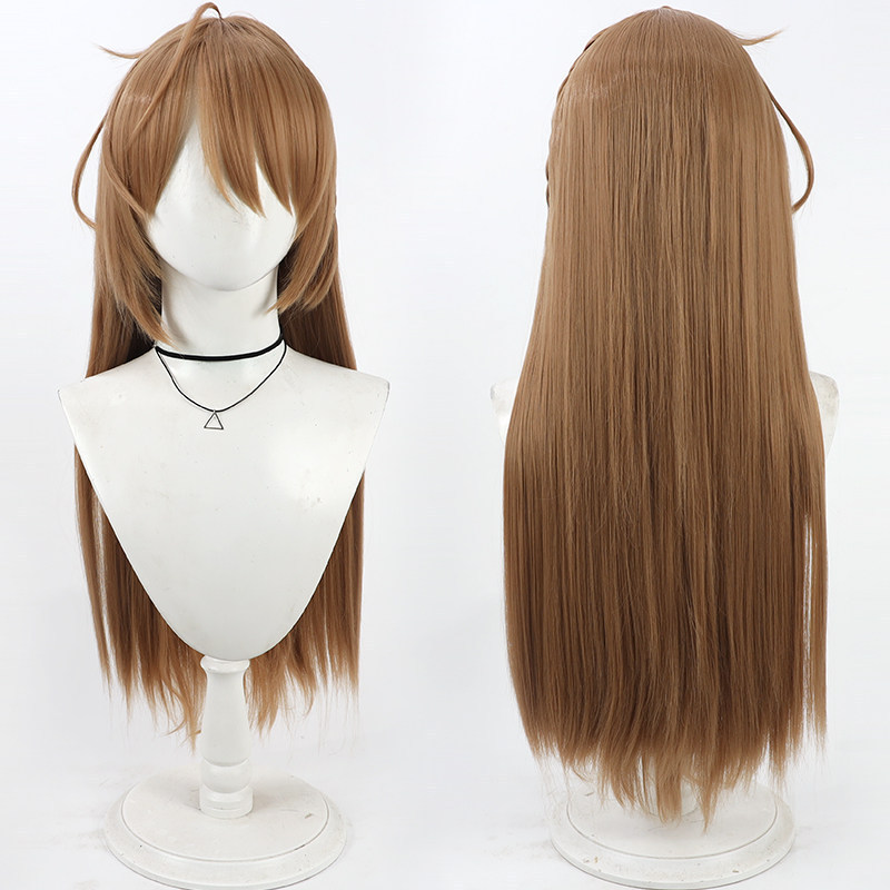 VTuber Kurikoma Komaru Cosplay Wig Aogiri High School Realistic Scalp