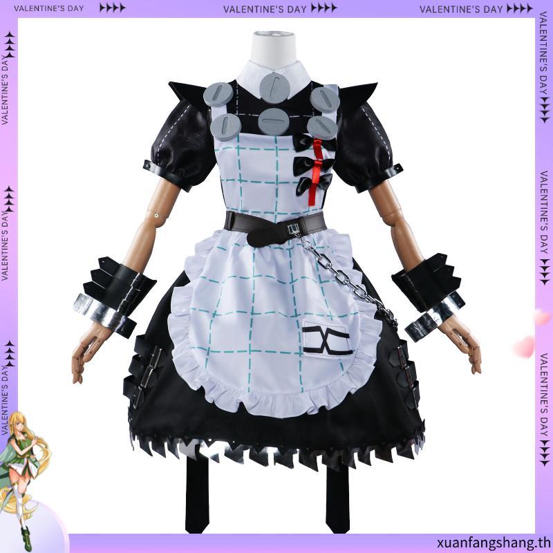 Corin Wickes คอสเพลย์ Chainsaw ชุดแม่บ้านออกจากอําเภอ Zero cos เกมอะนิเมะเครื่องแต่งกาย