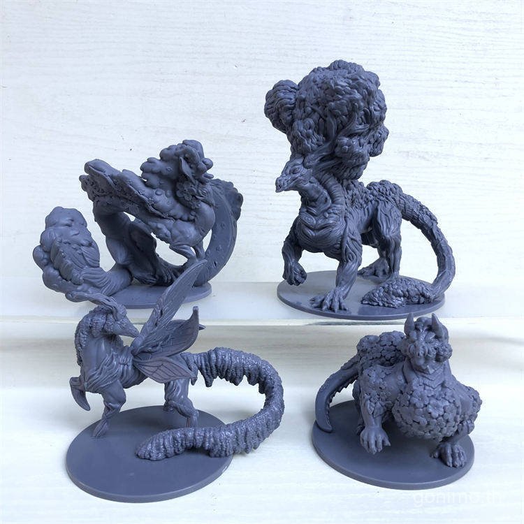 Dungeons of Dragons และ Dragons DND วิ่งทีมสงครามกระดานหมากรุกเกมรุ่น Vine Dragon ทับทิมมังกรต้นไม้ 