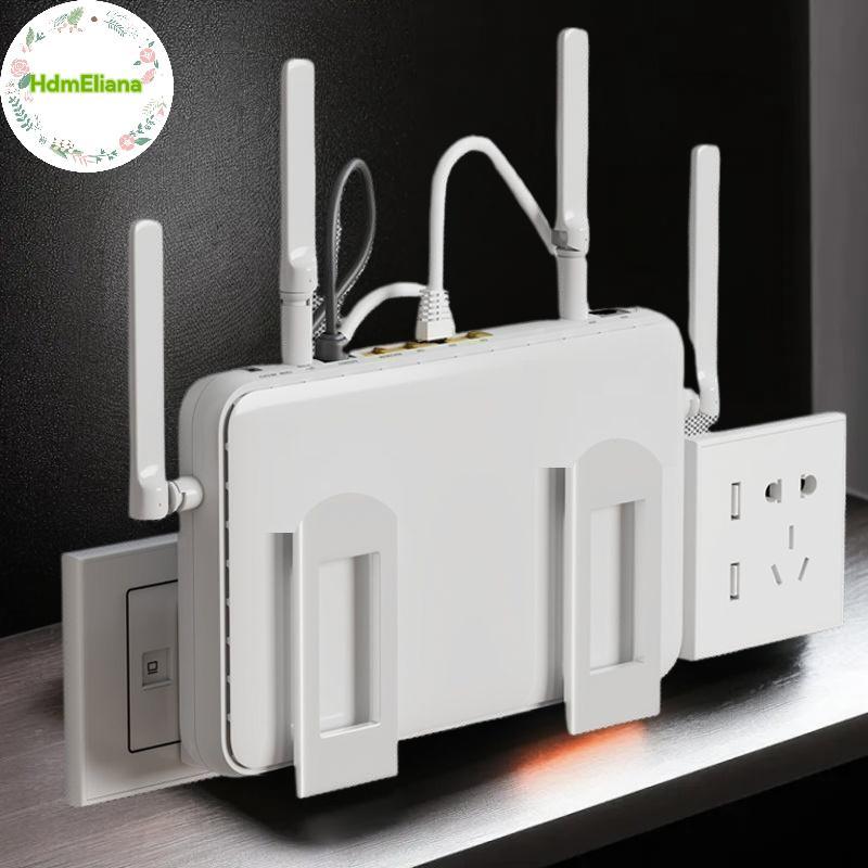 HdmEliana เราเตอร์กล่องเก็บติดผนังติดตั้งสนับสนุนออแกไนเซอร์สําหรับชุดกล่องด้านบนซ่อนสายเคเบิลจัดเก็บชั้นวางสําหรับห้องนั่งเล่น ไทย