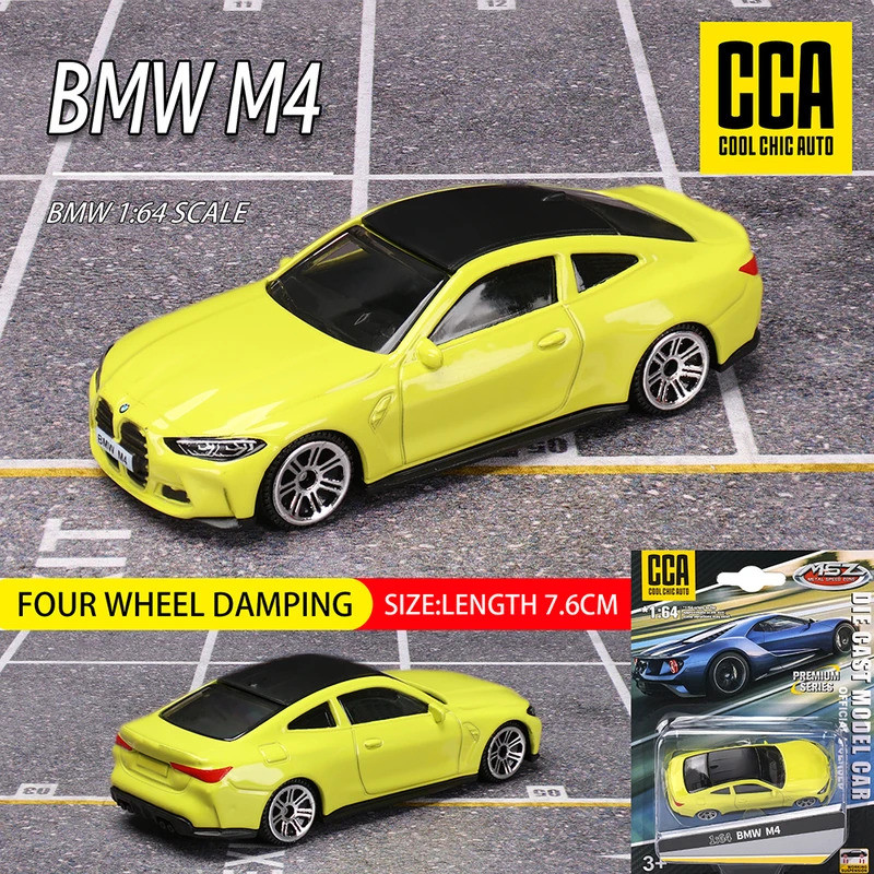 CCA MSZ 1:64 BMW M4/M4 GT3/Z4 M40i/M850i คลาสสิกรถ static รุ่นโลหะผสม die-casting รถคอลเลกชันของขวัญ