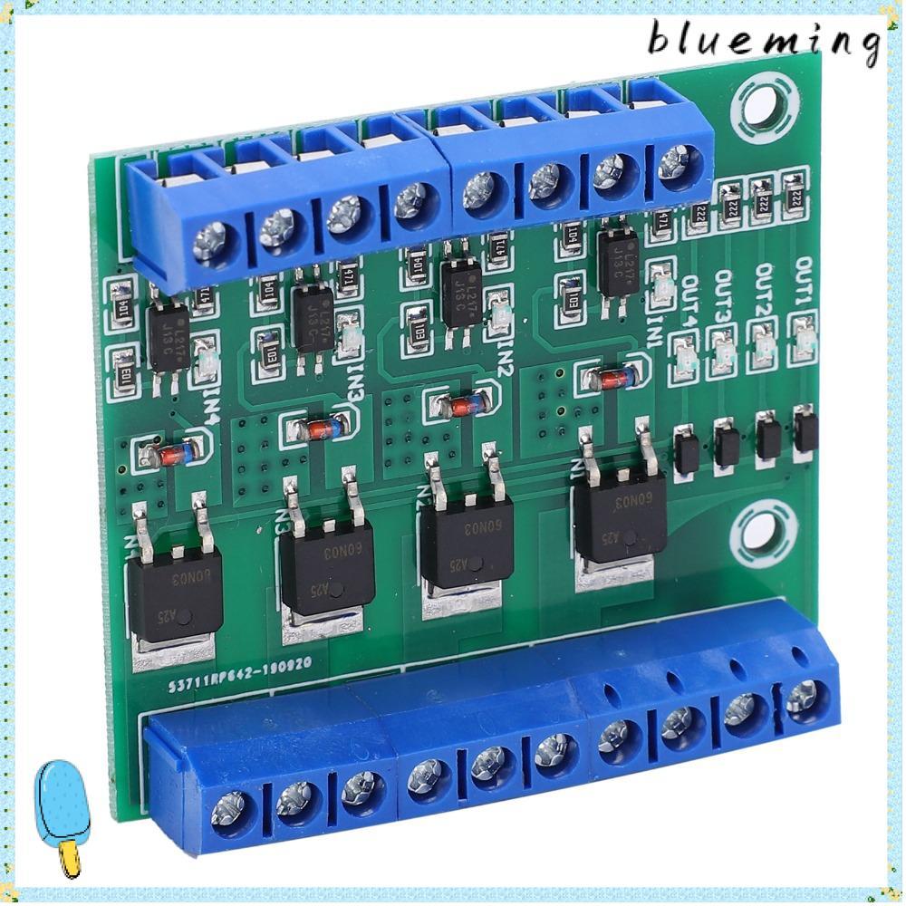 BLUEMING 4‐Way MOS Tube Module, YYNMOS-4 PWM 3-20V Field Effect Tube Module, Electronic Circuit 0~1K