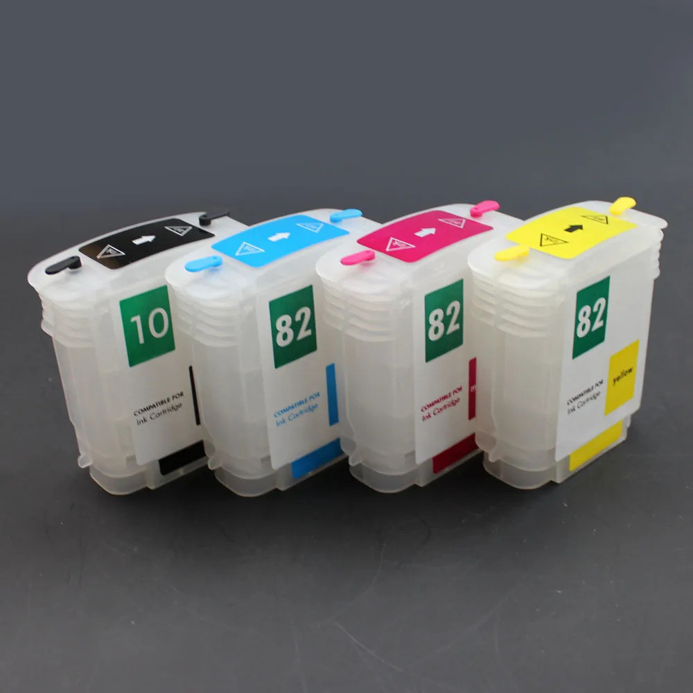 สําหรับ HP 10 82 ตลับหมึกเติมสําหรับ HP designjet 500 500ps 800 800ps Plotters สําหรับ HP10 HP82 HP5