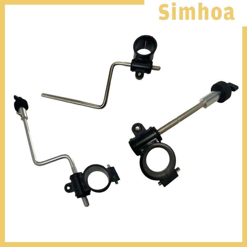 [SIMHOA] Drum Machine Pad Rack Clamp Drum Tube Lugs Bracket สําหรับ Electronic Drum Practice Pad เริ