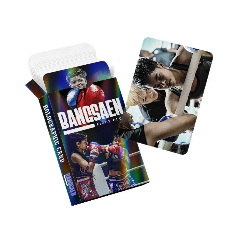 การ์ด Bangsaen FightClub ประเทศไทย 30 ชิ้น/กล่อง โฟโต้การ์ดเลเซอร์ การ์ดโฮโลแกรม การ์ด LOMO อัลบั้มร