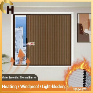Aluminum Alloy Honeycomb Folding Window Windproof Insulation Integrated Curtain Push-Pull Window Screen