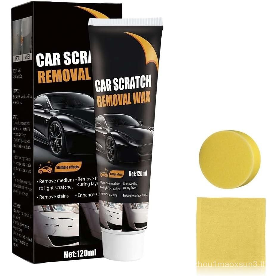 Car Scratch Remover Wax Scratch Remover for Vehicles,2026 Car Paint Scratch Repair with Wipe Sponge,
