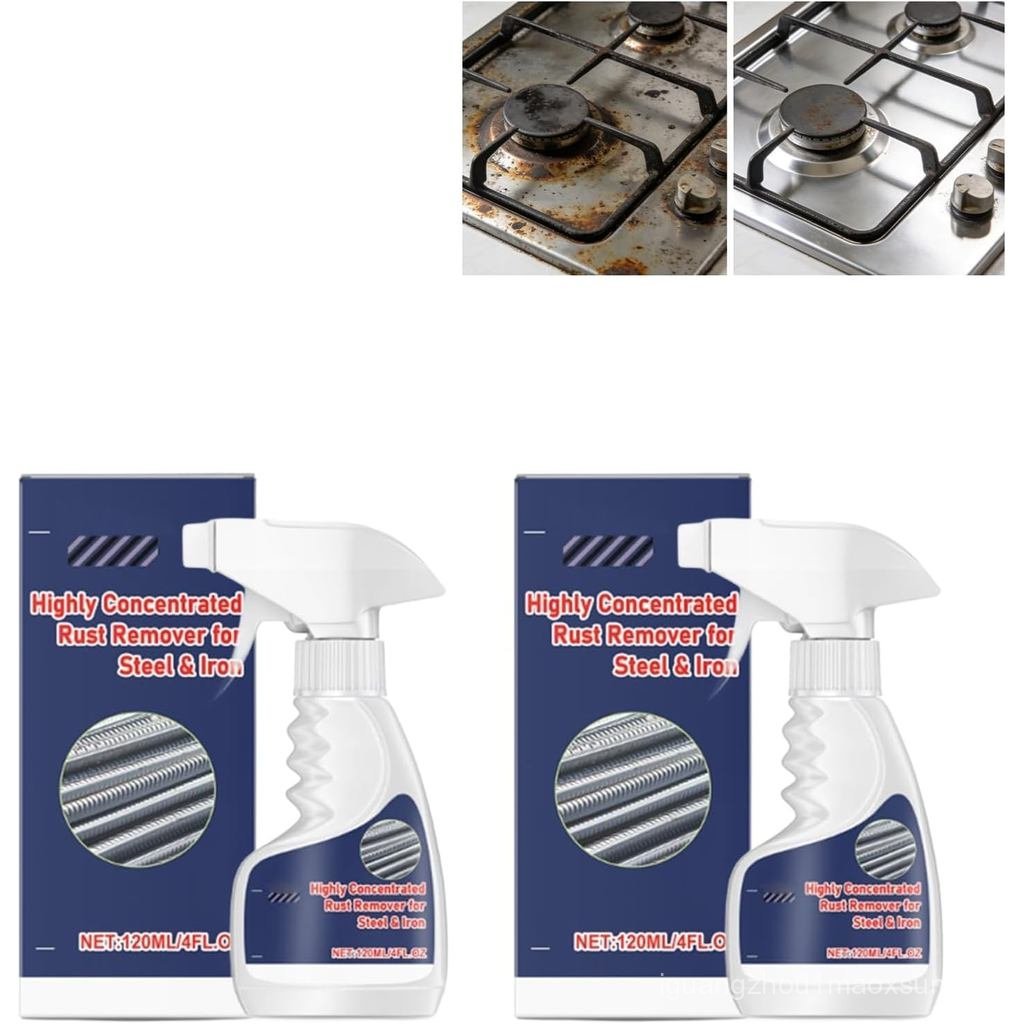 Rust Remover Spray for Metal, Highly Concentrated Rust Remover for Steel Copper Stainless Steel, Hea