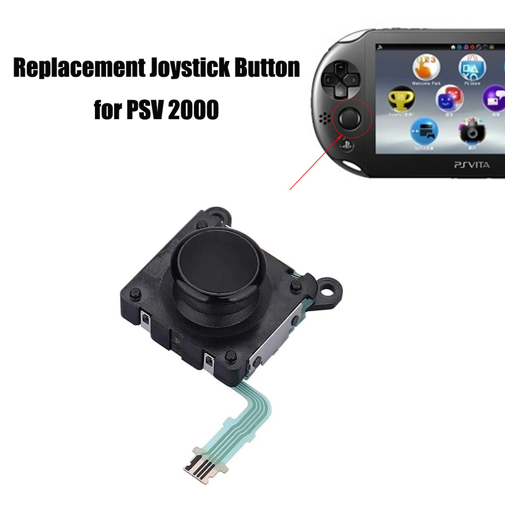 ปุ่มจอยสติ๊กทดแทนสําหรับ PSV 2000 PS Vita 2000 3D Analog Thumb Stick Repair Part