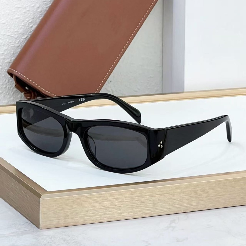 ZWS2 CE CL40085Round frame sunglasses with a light luxury design, versatile for both men and women, 