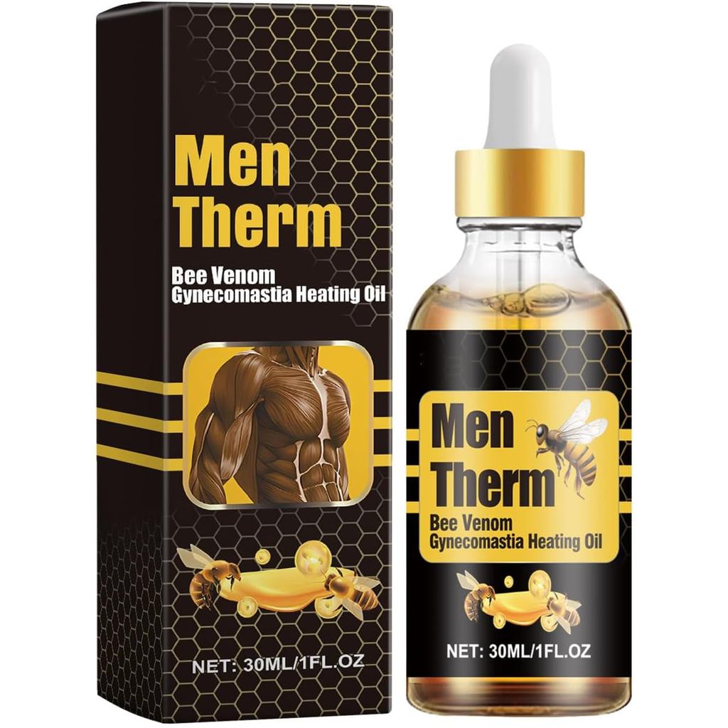 Bee Venom Gynecomastia Oil, Thermofirm Bee Venom Oil, Bee Venom Body Oil, Men Therm Bee Venom Gyneco
