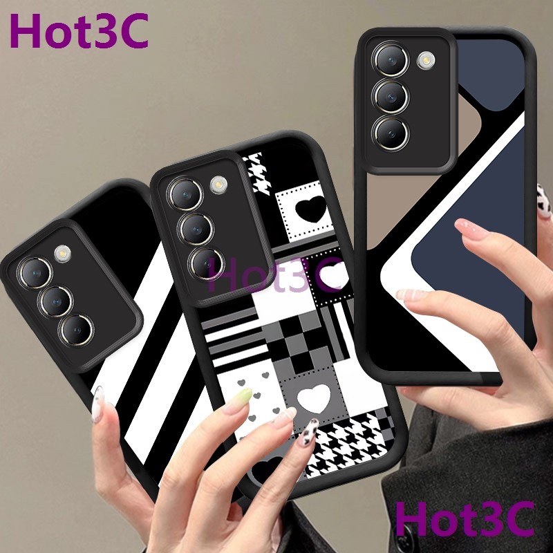 เคส Vivo Y100 5G / Y100 4G tpu เลนส์ป้องกันเคสโทรศัพท์แฟชั่น PJCP