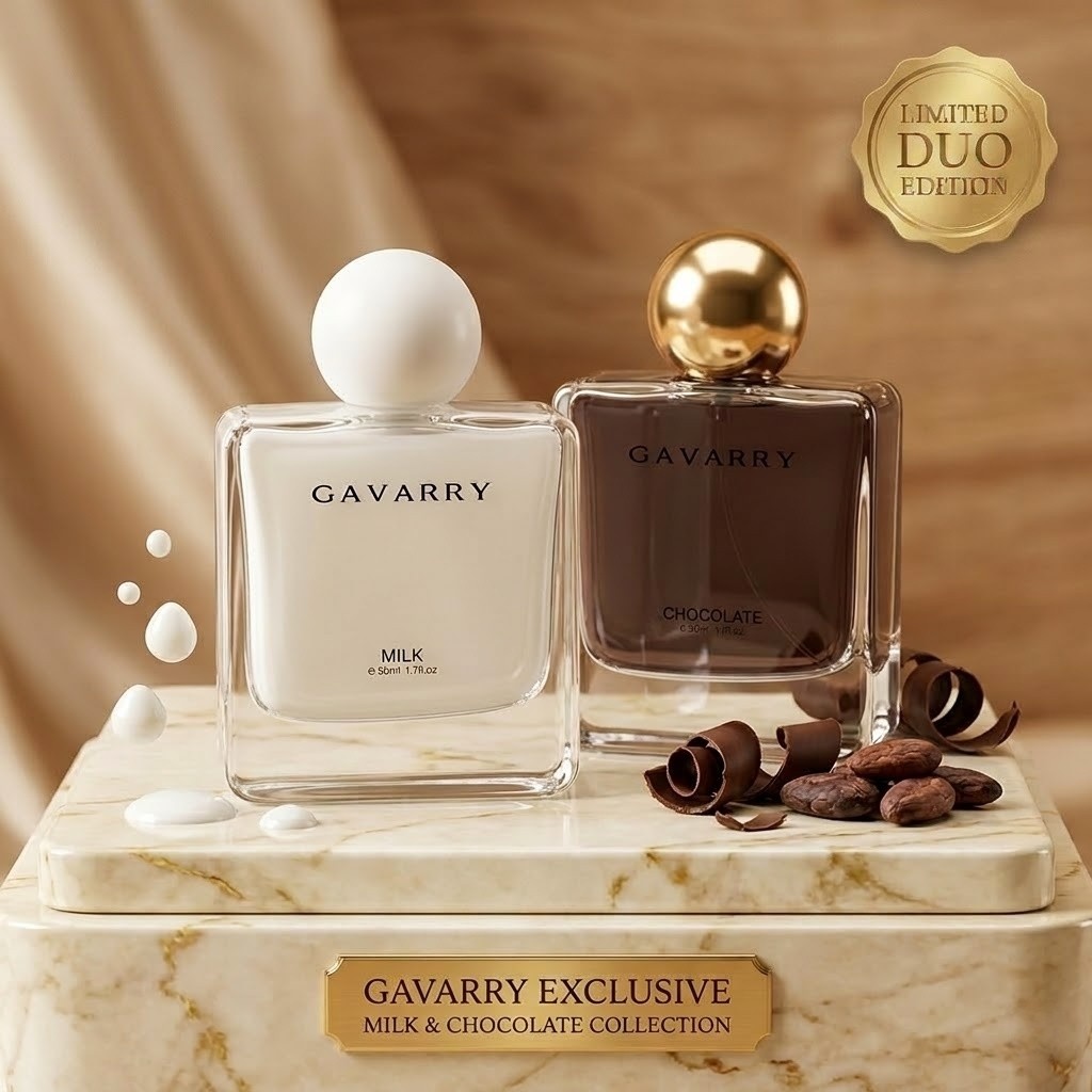GAVARRY Milk & Chocolate 50ml 2 ขวดราคาพิเศษ น้ำหอมกลิ่นละมุน หอมหรูติดทนนาน ของแท้ รีวิวน้ำหอม กลิ่นเซ็กซี่ ส่งฟรี