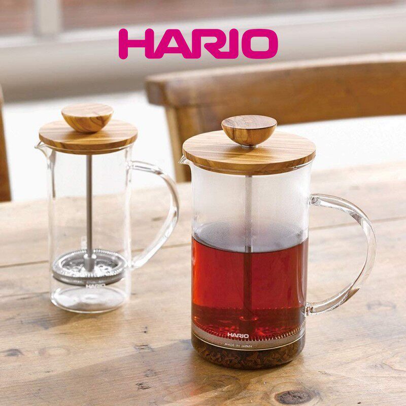 [จัดส่งด่วนอุปกรณ์กาแฟ] French Press Pot HARIO นําเข้า French Press Pot French Press กาน้ําชาแก้วทนค