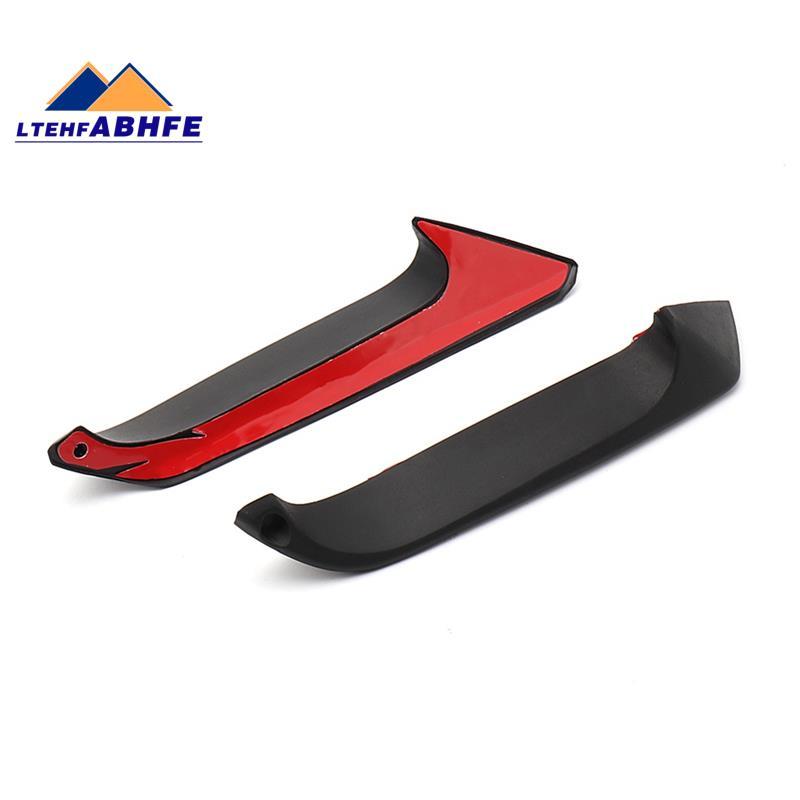 [ขายร้อน L]2 ชิ้น Air Deflector ชุดรถจักรยานยนต์ Air Deflector ชุดรถจักรยานยนต์พลาสติกสีดําสําหรับ N