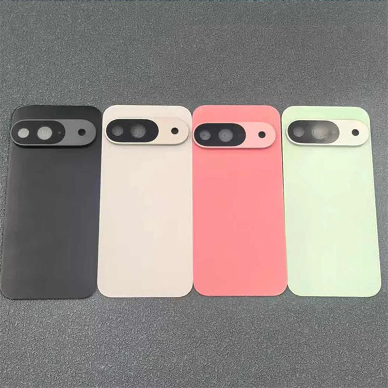 สําหรับ Google Pixel 9 5G G2YBB แบตเตอรี่กระจกปกหลังด้านหลังประตูกรณีฝาปิดแผง Shell ซ่อมเปลี่ยนอะไหล