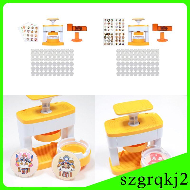 [Szgrqkj2] DIY Pin Badge ปุ่ม Maker เข็มกลัด Pin ทําเครื่องอุปกรณ์เสริมใช้งานง่าย