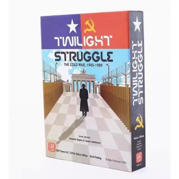 Twilight Struggle The Cold War Board Game Card ภาษาอังกฤษรุ่นหนากลยุทธ์เกมการใช้เหตุผล