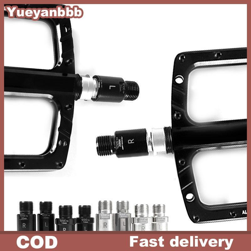 Uyueyanbbb โลหะเชื่อมเพลา Extenders เหยียบจักรยาน Extension Axle Core สลักเกลียวเดิม Spacers สําหรับ
