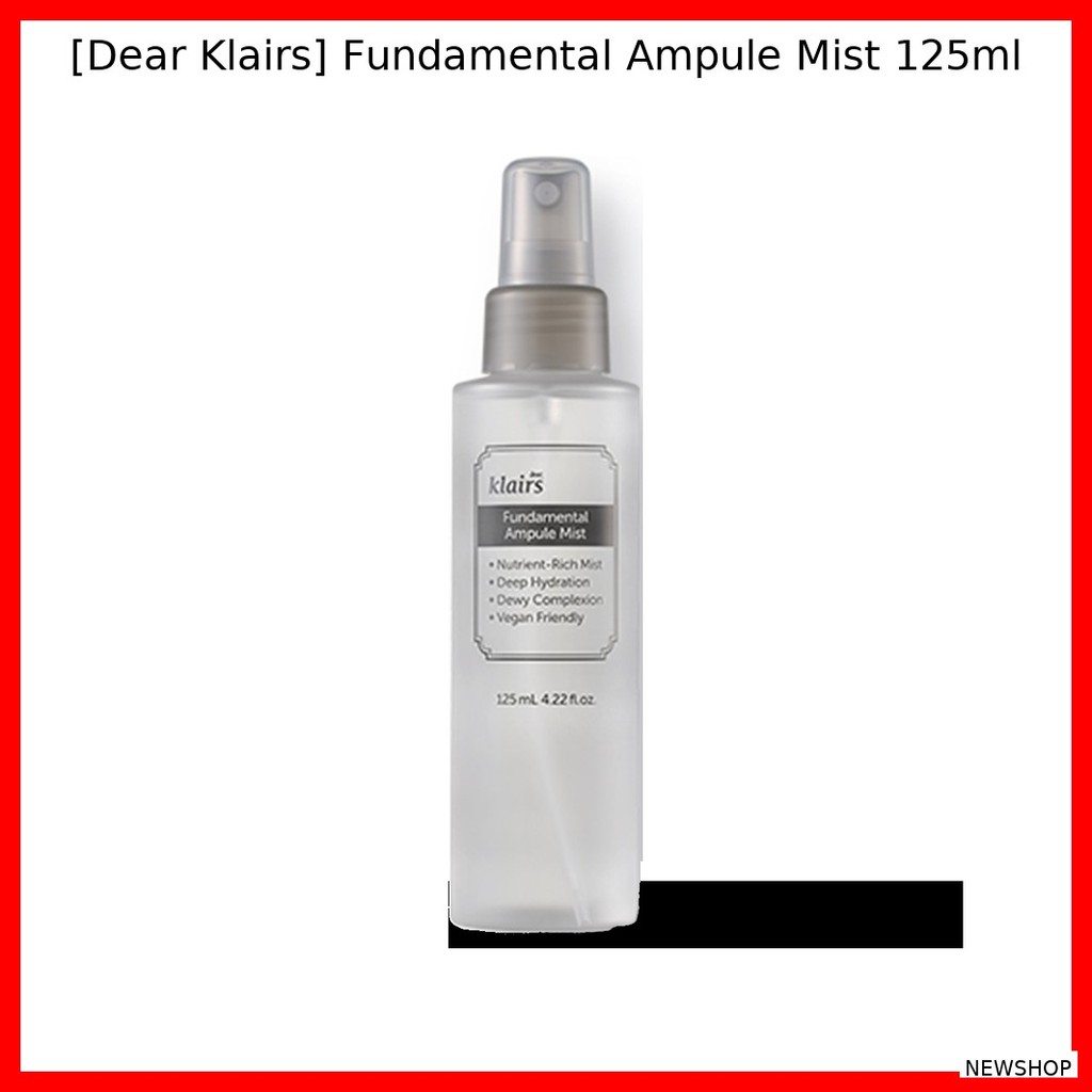 [Dear Klairs] Fundamental Ampule Mist 125ml / Hydrating, Soothing by NEWSHOP
