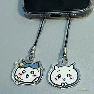 พวงกุญแจโทรศัพท์สไตล์การ์ตูนน่ารัก ทำจากอะคริลิค พวงกุญแจเคสโทรศัพท์แบบสร้างสรรค์ จี้ห้อยโทรศัพท์ -CY