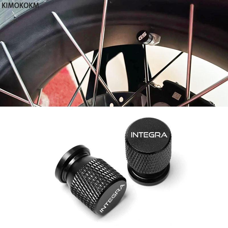 รถจักรยานยนต์อลูมิเนียมอุปกรณ์เสริมล้อยางวาล์ว Stem Caps Airtight สําหรับ Honda Integra 700 750 S 75