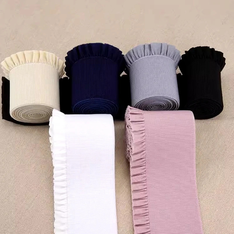 High stretch loose belt skirt pants waist durable thickened waist lace special accessories