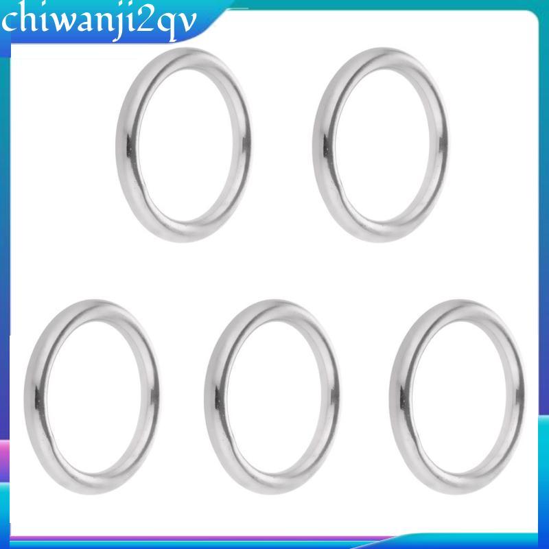 [chiwanji2qv] 5 ชิ้น 20 - 35 มม. Dia. Smooth เชื่อมแหวน Precision ขัด 304 สแตนเลส O รอบแหวนสําหรับ K