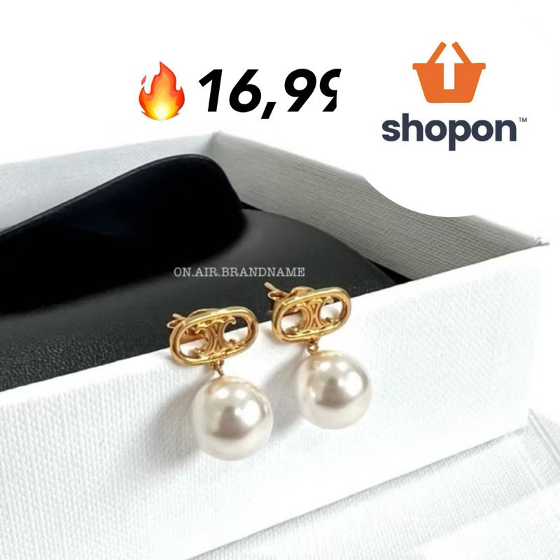 New celine earrings ต่างหู รุ่นมุก น่ารักมาก