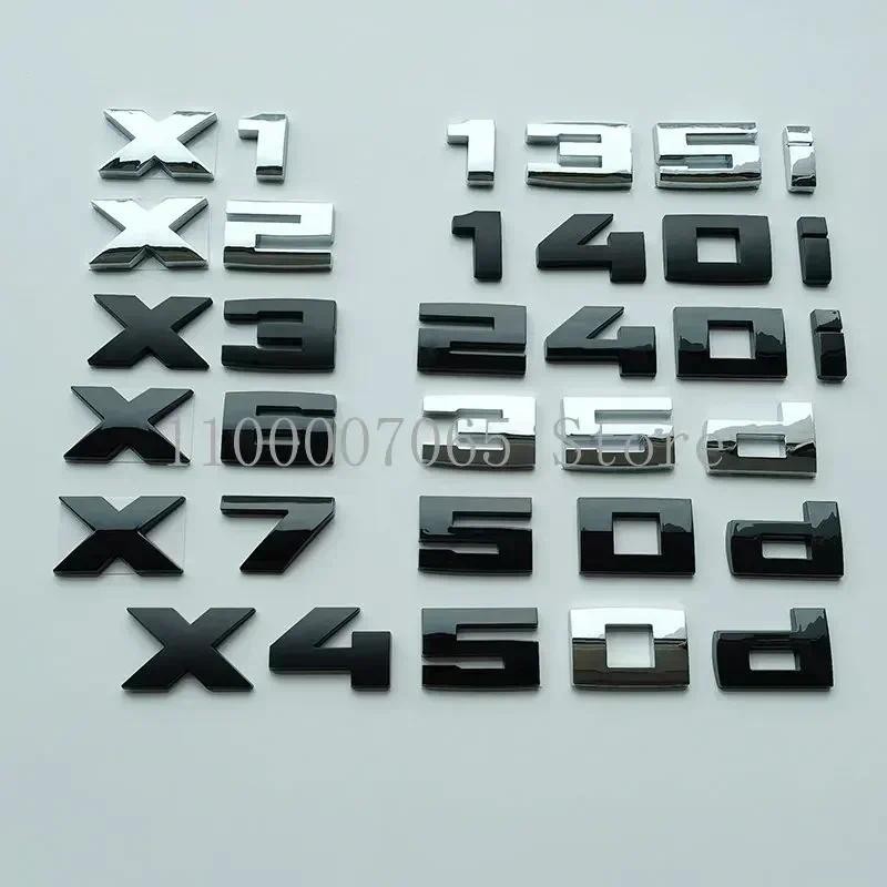 2.6 ซม.M Series Bond ตัวเลขABSสัญลักษณ์สําหรับM135i M140i M235i M240i M550i M40i M35d X5M50d X4 X5 X
