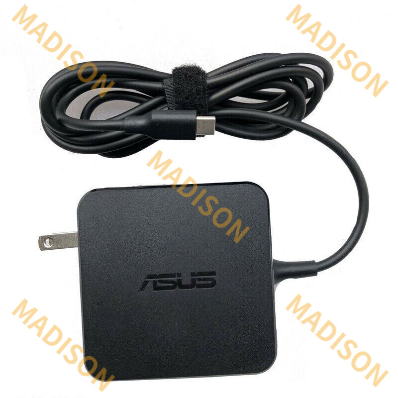 65W Type C อะแดปเตอร์แล็ปท็อปสําหรับ ASUS ZenBook 13 UX325E UX325EA-ES71 UX325EA USB-C Notebook Char