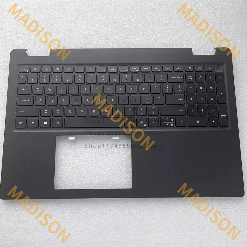 แล็ปท็อปใหม่ Palmrets สําหรับ DELL Latitude 3520 E3520 Palmrest พร้อมแป้นพิมพ์ภาษาอังกฤษ DJP76 0DJP7