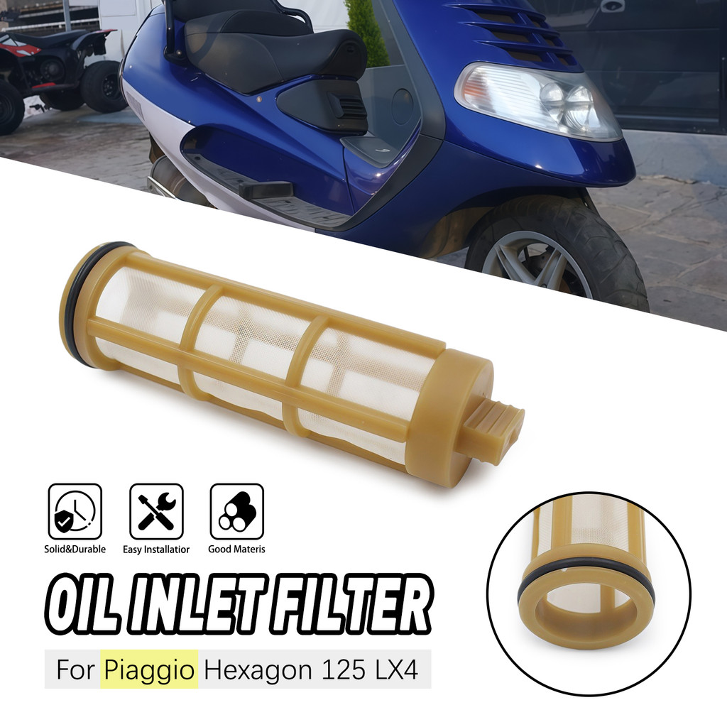 กรองน้ํามันไอดีรถจักรยานยนต์สําหรับ Piaggio Hexagon 125 LX4 1998-On ZAPM15000 OEM:431242