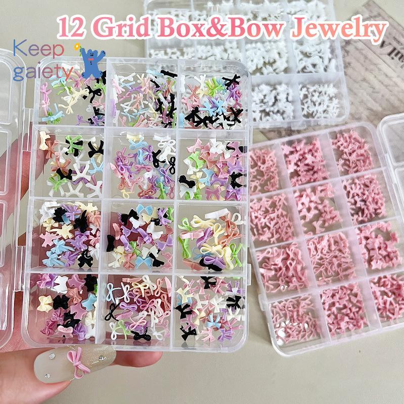 Keepgaiety-t 12 กริดสีสัน Bowknot รูปที่ 2