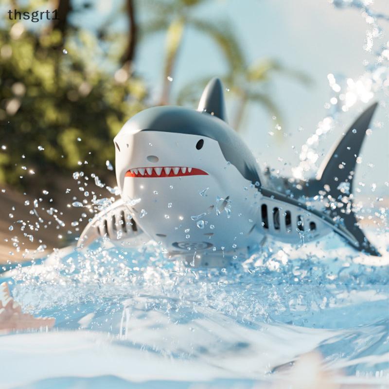 [thsgrt1] 2.4G รีโมทคอนโทรล Shark ของเล่น 4K HD กล้องสมาร์ท Rc Shark Whale สเปรย์ของเล่นน้ํารีโมทคอน
