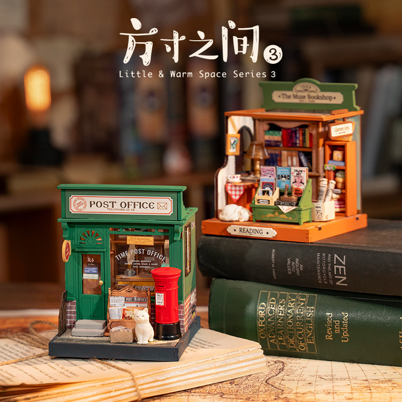 Rolife rolife DIY กระท่อมทํามือโมเดลจิ๋วประกอบของขวัญวันเกิดบ้านศิลปะ