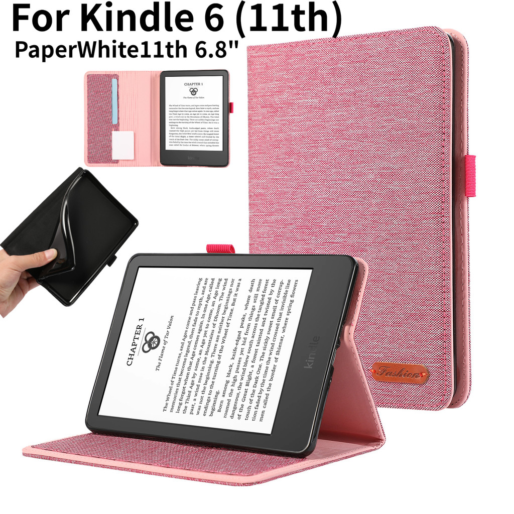 Slim Card Storage Sleeve Case สําหรับ 2024 Kindle E-Book 6"11th 2022 C2V2L3 2024 RS23CV kinle paperw